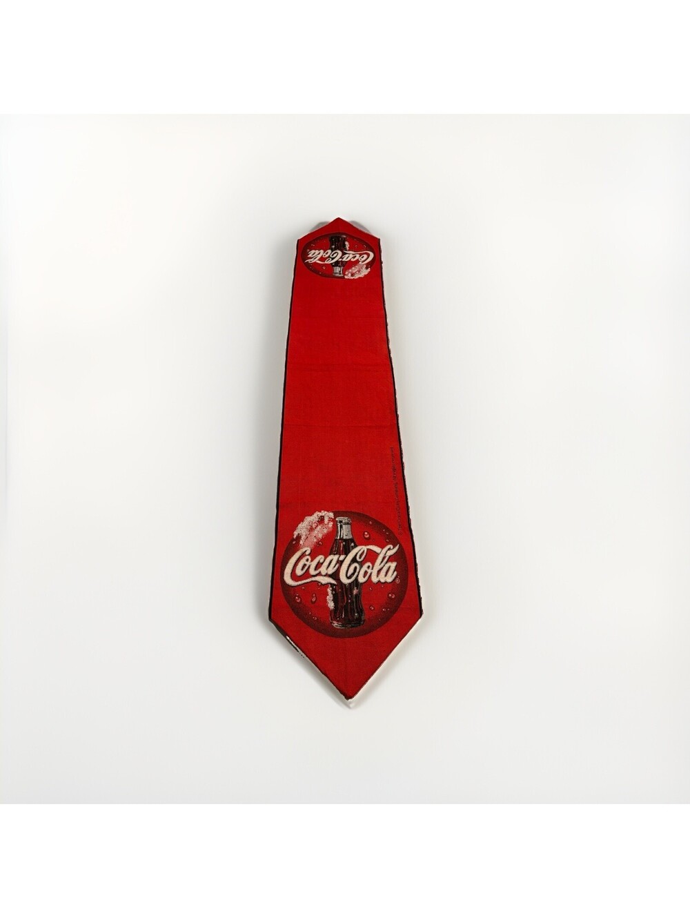 Vintage Coca-Cola Red Woven Table Runner